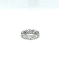8.45ctw Round Diamond Eternity Band 18k White Gold