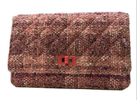 Channel Pink Tweed 2.55 Flap Bag