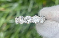18K White Gold 11.25 CTW Diamond Eternity Band