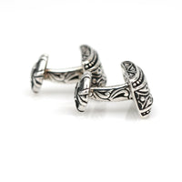 Scott Kay Sparta Cufflinks in Sterling Silver with Original Case MINT