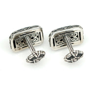 Scott Kay Sparta Cufflinks in Sterling Silver with Original Case MINT