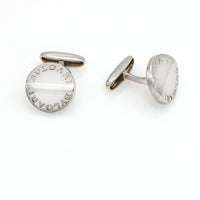 Bulgari Bvlgari Cuff Links in Sterling Silver