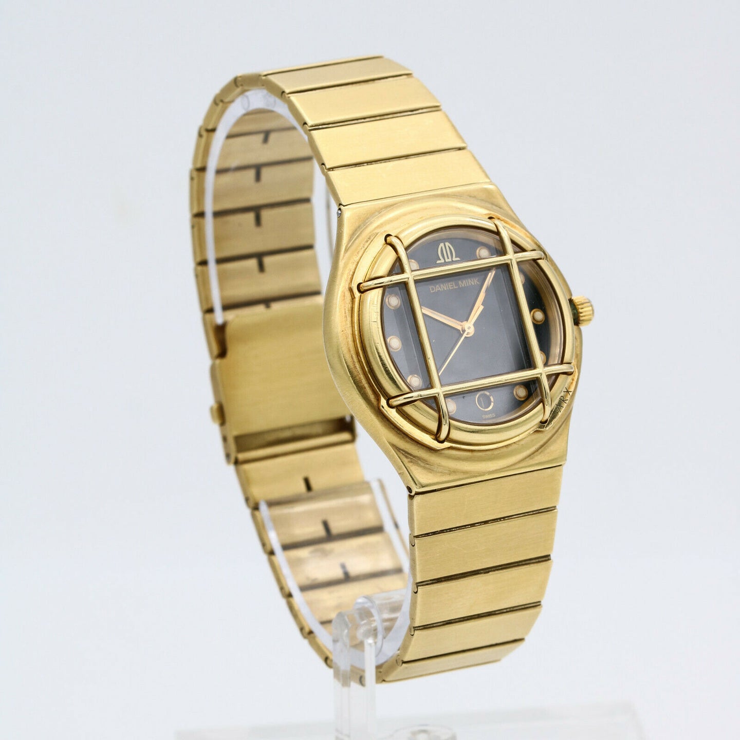 Daniel Mink ARX Men's Cage Quartz Watch in 18k Yellow Gold