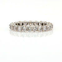 2.20 carat Diamond Eternity Band Ring in 14k White Gold