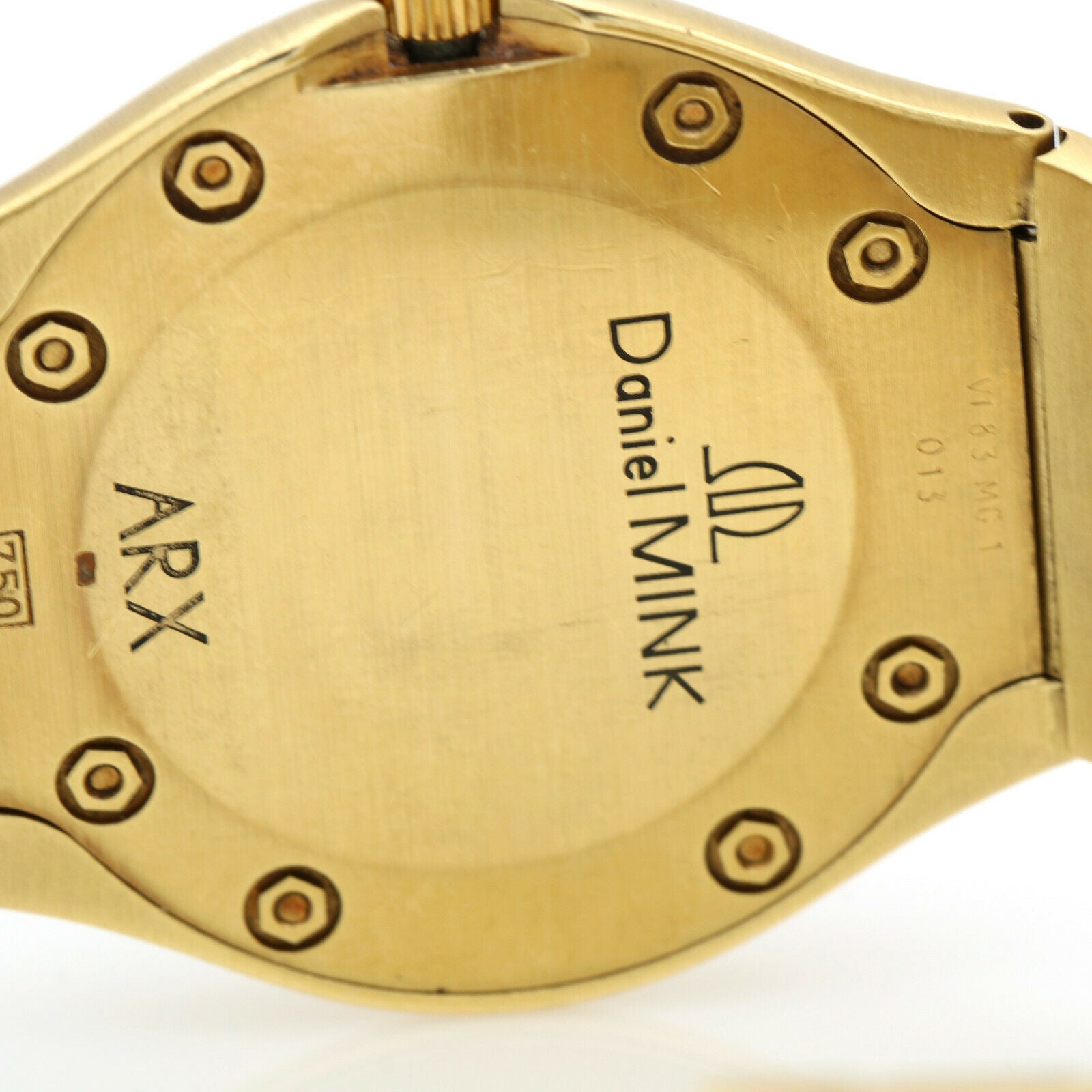 Daniel Mink ARX Men's Cage Quartz Watch in 18k Yellow Gold