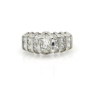 Mayor's 3.35 ct Diamond Anniversary Band Ring in 18k White Gold