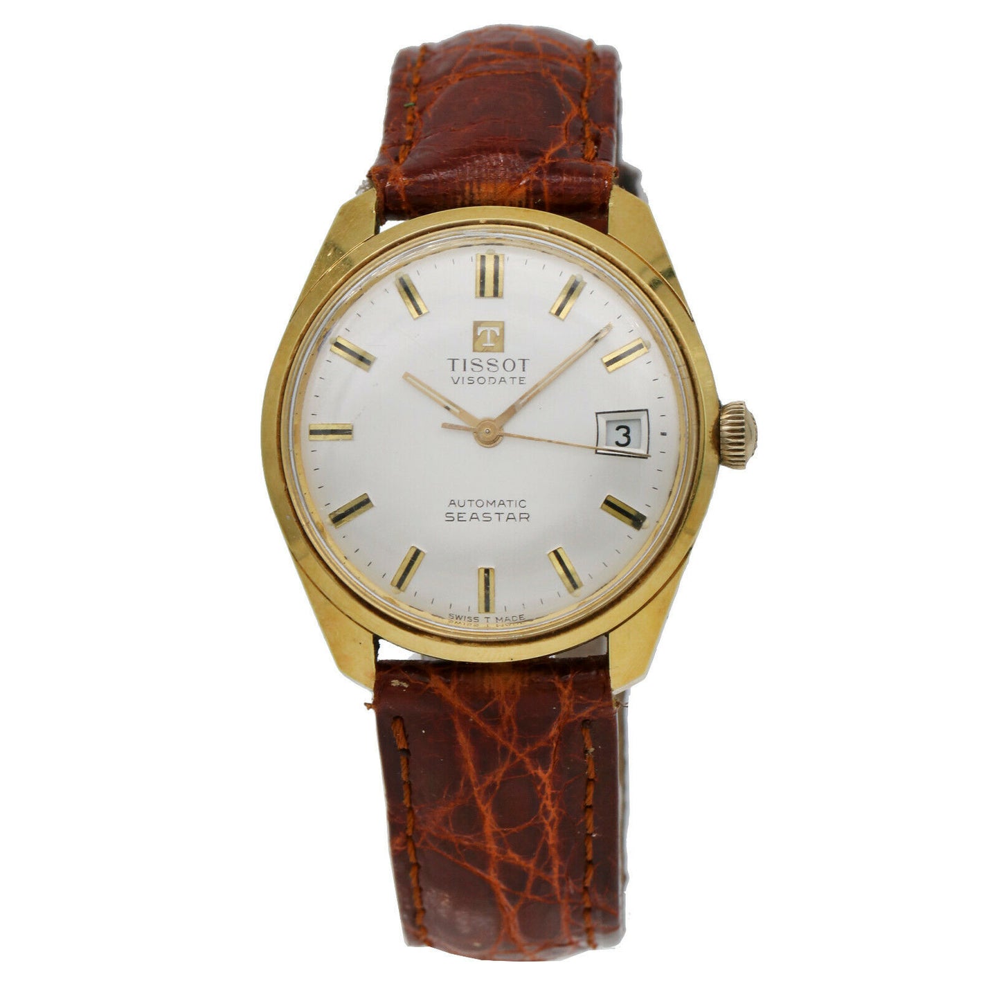 Tissot Seastar Men's Vintage Automatic Goldtone Watch