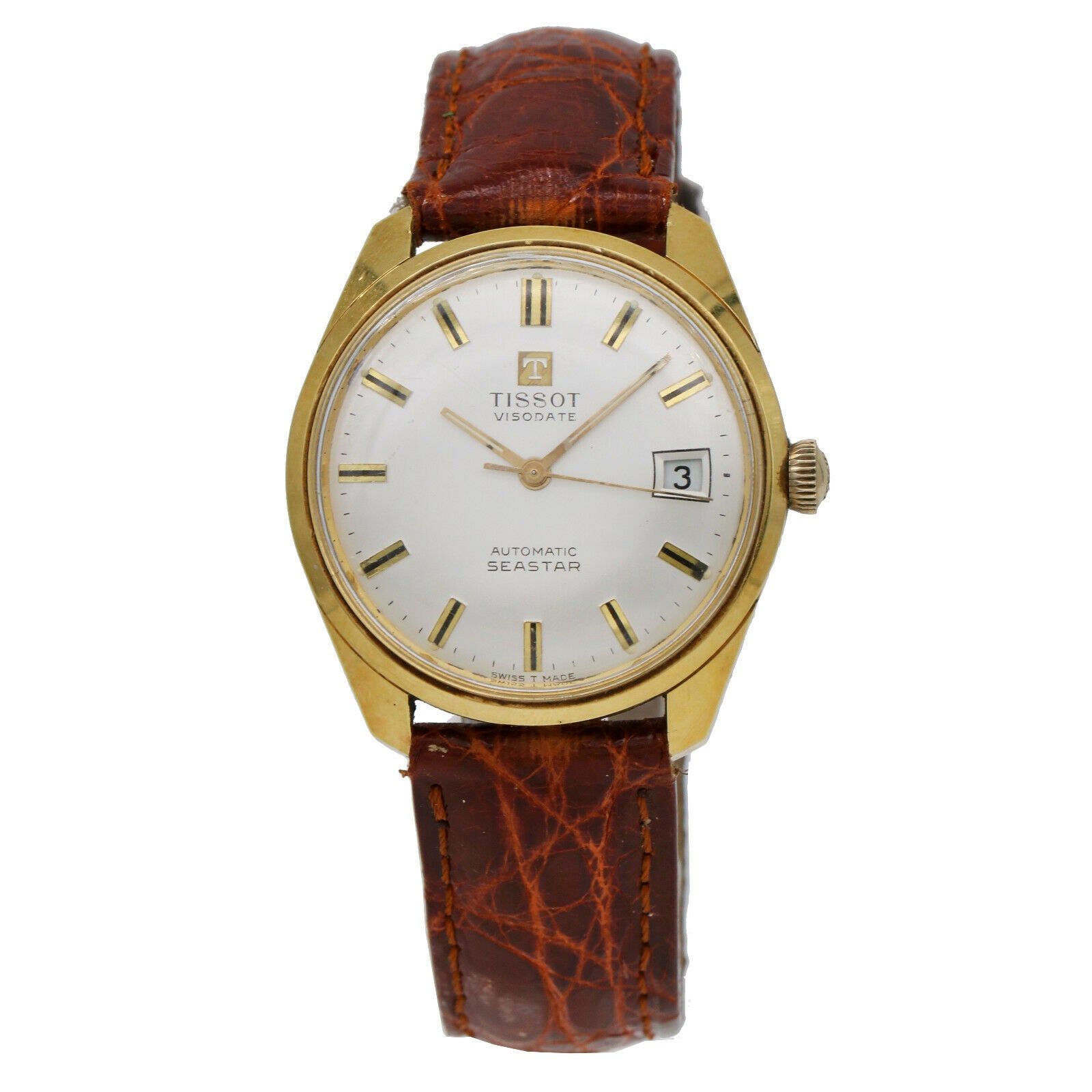 Tissot Seastar Men's Vintage Automatic Goldtone Watch