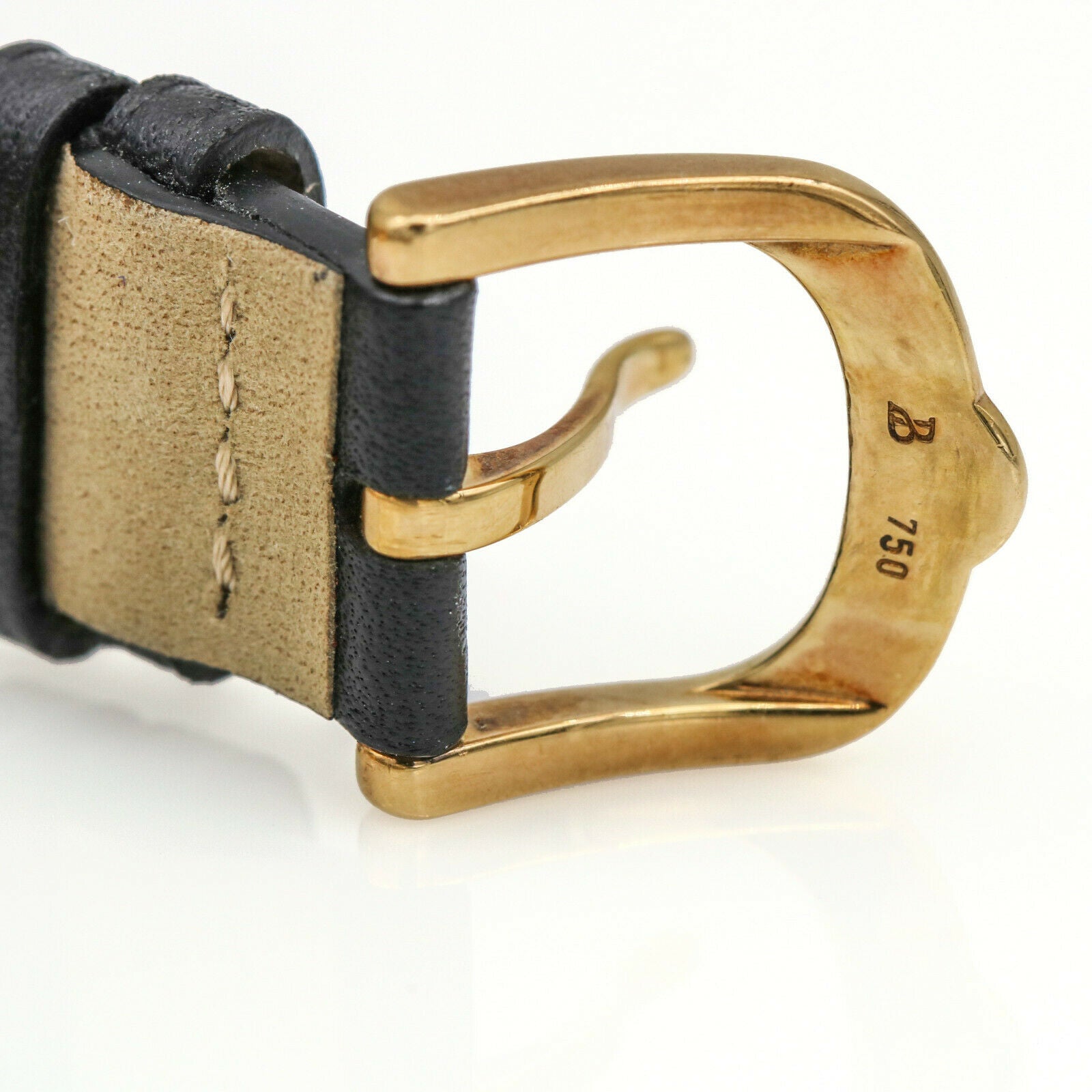 Bertolucci Serena 18k Yellow Gold Watch with Diamond Bezel With Box & Papers