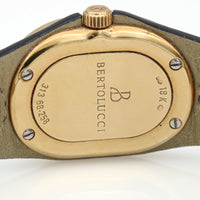 Bertolucci Serena 18k Yellow Gold Watch with Diamond Bezel With Box & Papers