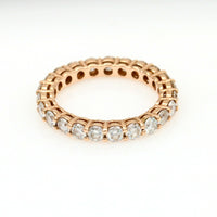 2.20 carat Diamond Eternity Band Ring in 14k Rose Gold