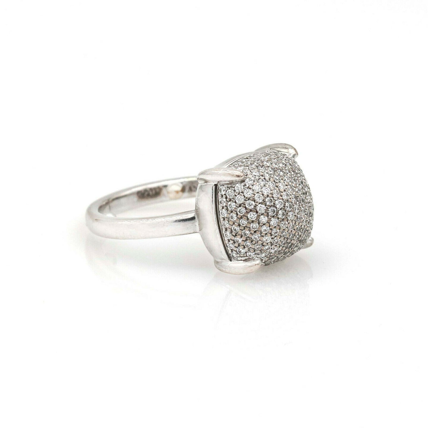 Tiffany & Co. Paloma Picasso Diamond Sugar Stacks Ring in 18k White Gold