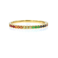 Khai Khai Rainbow Thread Ring in 18k Yellow Gold