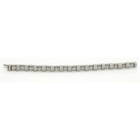 Roberto Coin Pave Diamond 1-Row Appassionata Bracelet in 18k White Gold