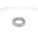 8.45ctw Round Diamond Eternity Band 18k White Gold