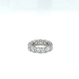 8.45ctw Round Diamond Eternity Band 18k White Gold