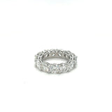 8.45ctw Round Diamond Eternity Band 18k White Gold