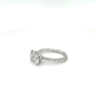 2.31ct White Gold Oval Cut Diamond Engagement Ring