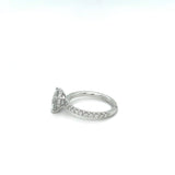 2.31ct White Gold Oval Cut Diamond Engagement Ring