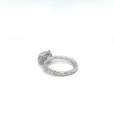 2.31ct White Gold Oval Cut Diamond Engagement Ring