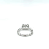 2.31ct White Gold Oval Cut Diamond Engagement Ring