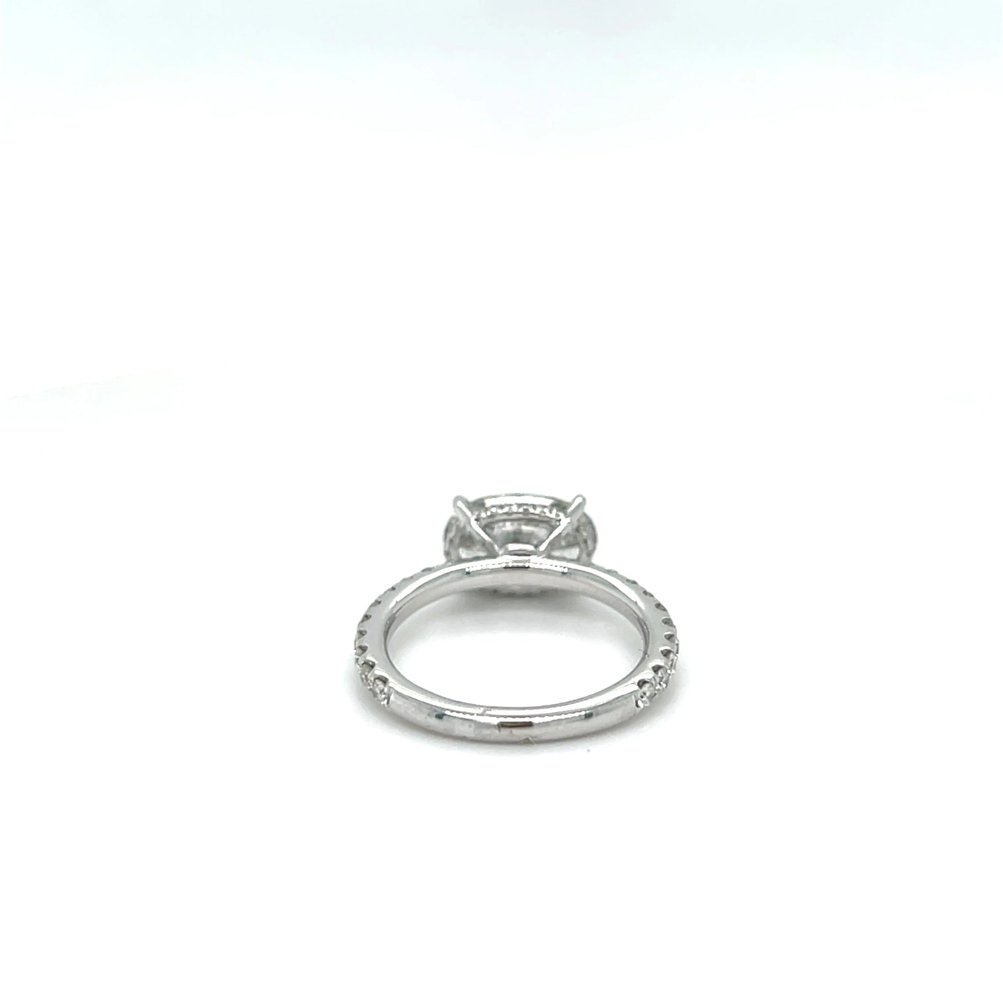 2.31ct White Gold Oval Cut Diamond Engagement Ring