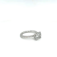 2.31ct White Gold Oval Cut Diamond Engagement Ring