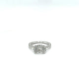 2.31ct White Gold Oval Cut Diamond Engagement Ring