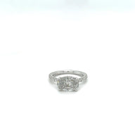 2.31ct White Gold Oval Cut Diamond Engagement Ring