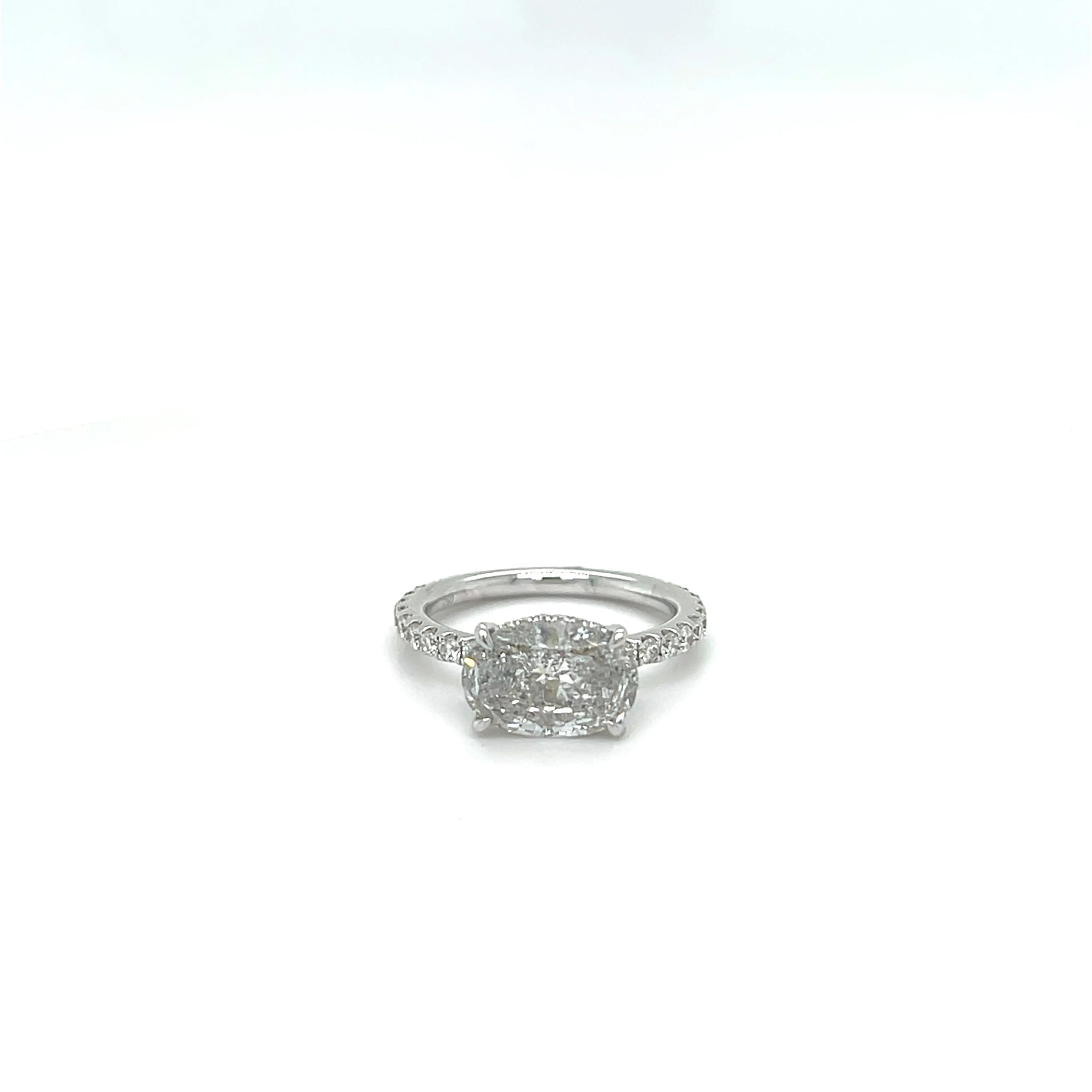 2.31ct White Gold Oval Cut Diamond Engagement Ring