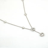 Tiffany & Co. Hearts Lariat Necklace in Sterling Silver