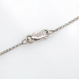 Women's Diamond Teardrop Dangle Chain Necklace in 14k White Gold