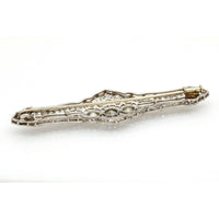 4.50 ct Art Deco Diamond Brooch in Platinum
