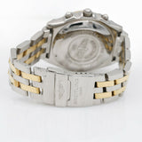 Breitling Chronomat D13050 White Dial Stainless Steel 18k Gold Men's Watch