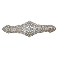 4.50 ct Art Deco Diamond Brooch in Platinum