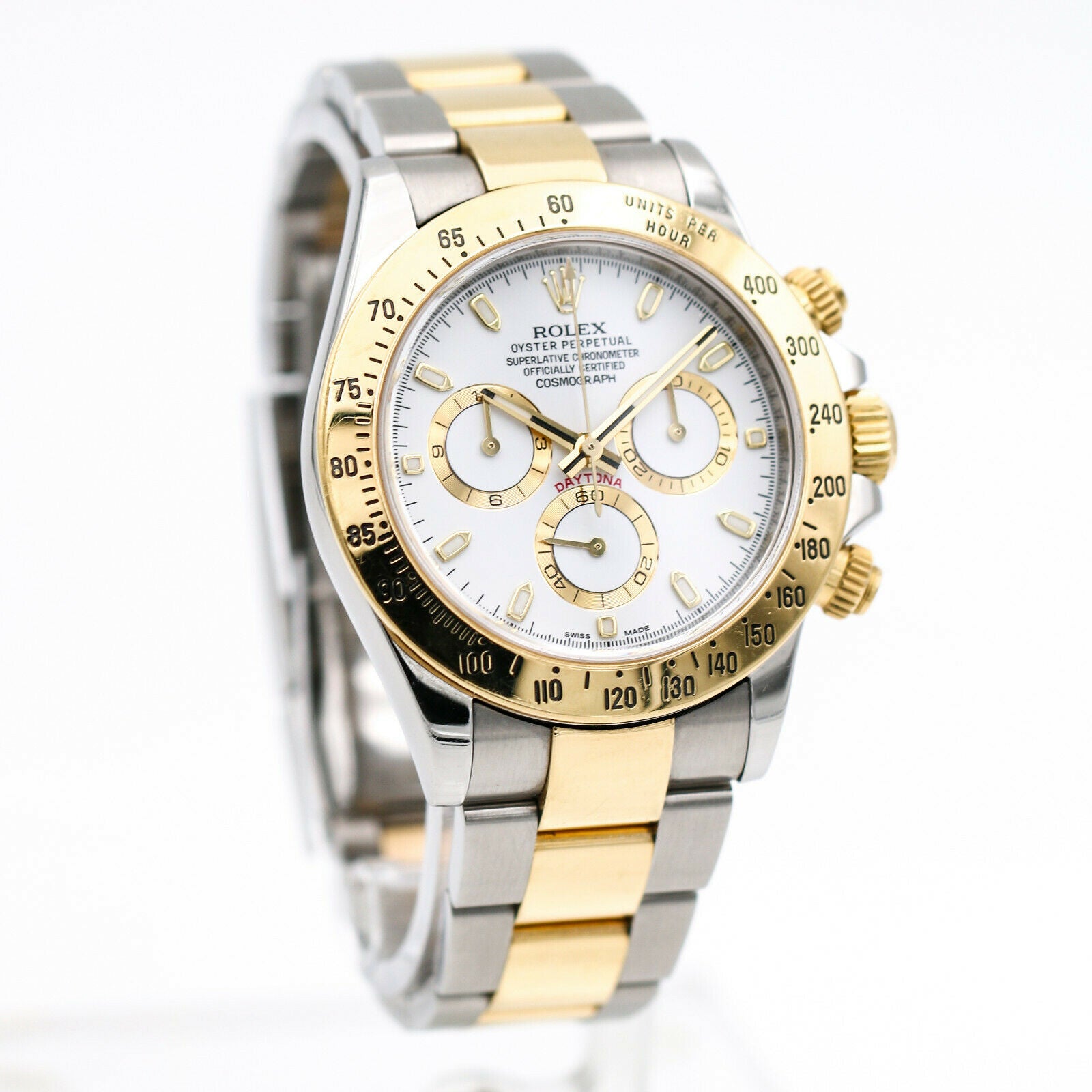 Rolex Cosmograph Daytona White Dial Men's Watch 116523