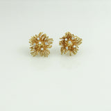 Tiffany & Co. Diamond Anemone Earrings in 18k Yellow Gold