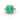 Emerald Diamond Cocktail Ring in 18k White Gold ( 7.75 ct tw )