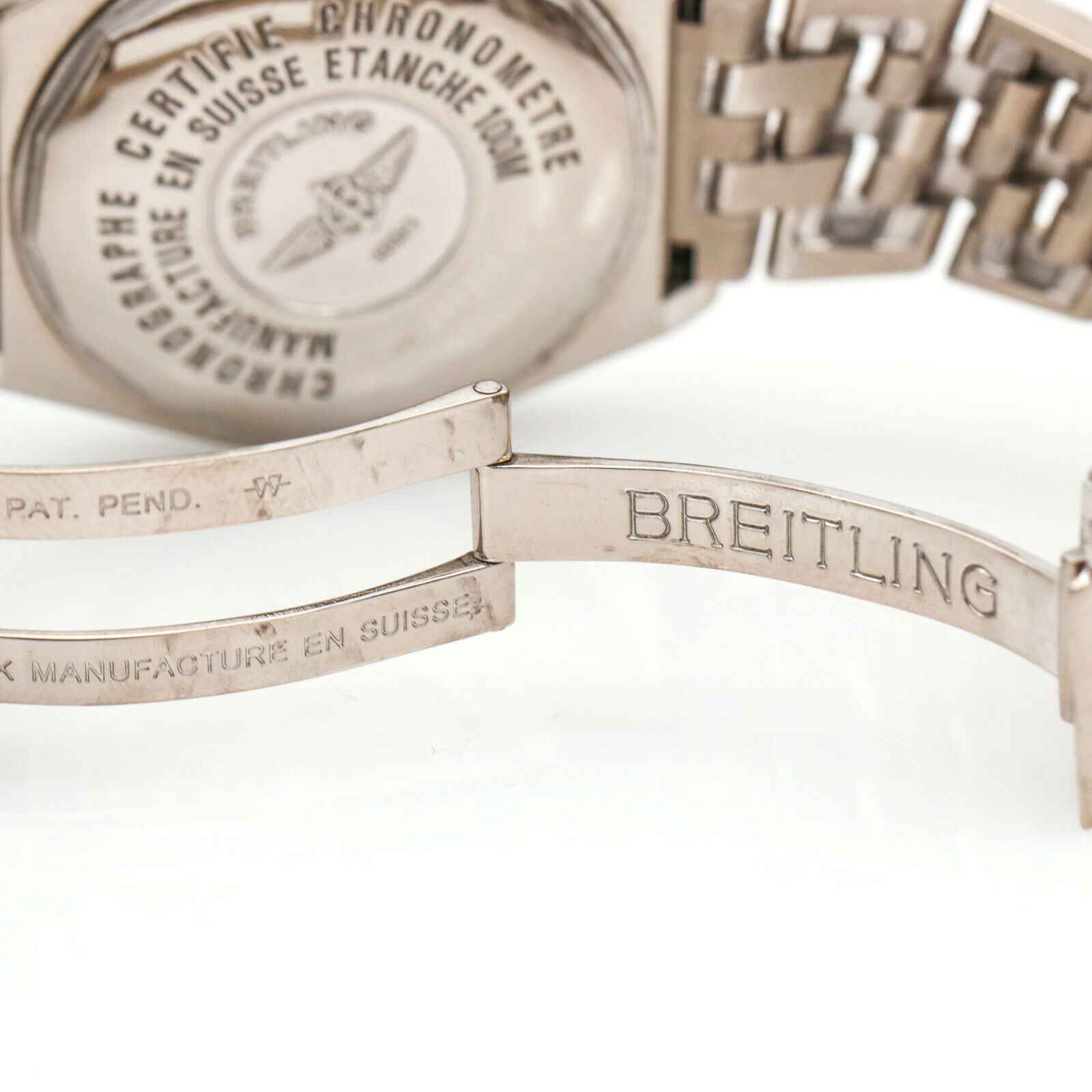 Breitling J44355 Crosswind 18k White Gold Special Limited Edition 44mm Watch