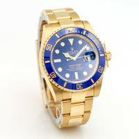 2019 Men's Rolex Submariner Date 18k Yellow Gold 116618LB