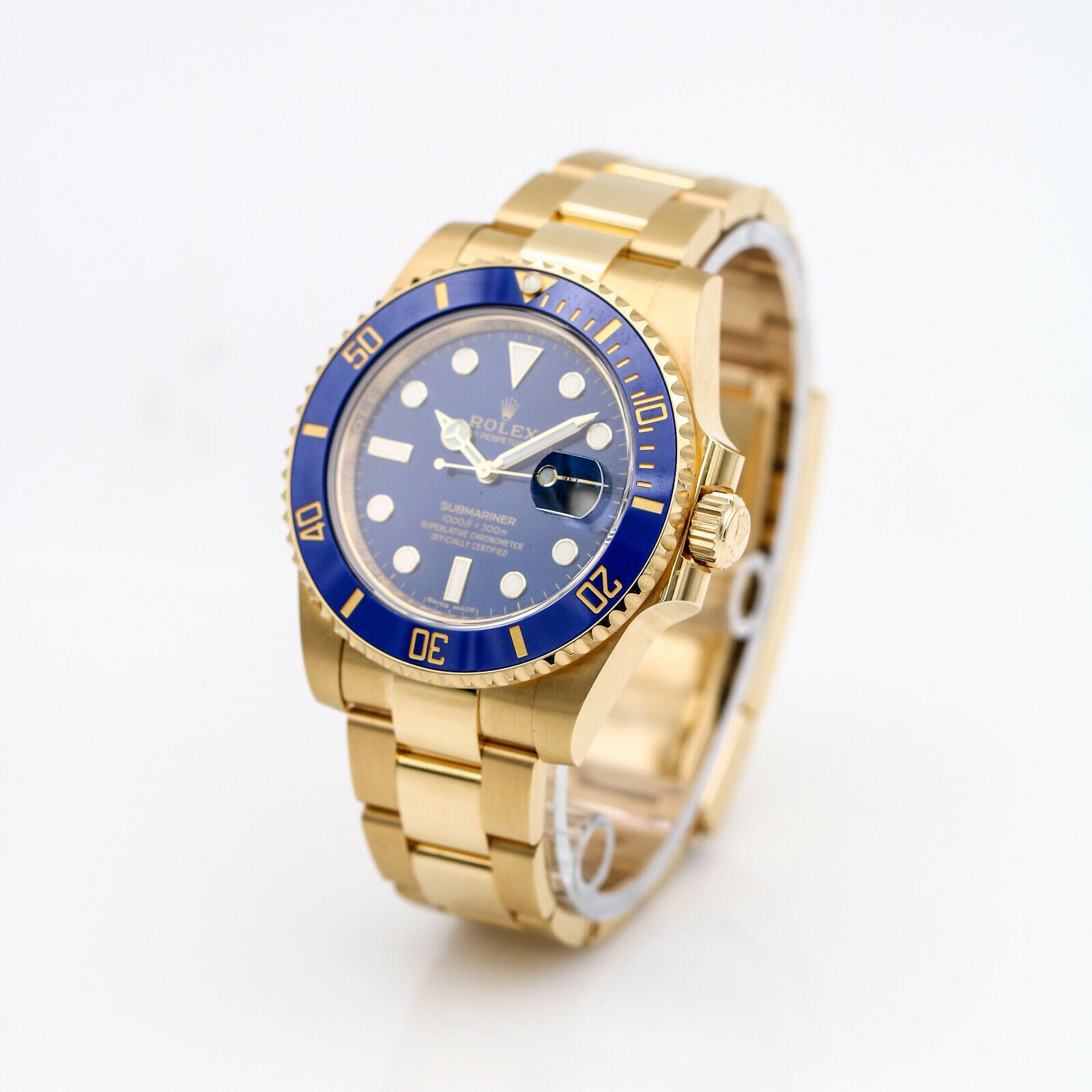 Rolex men's submariner 18k solid gold Clearance