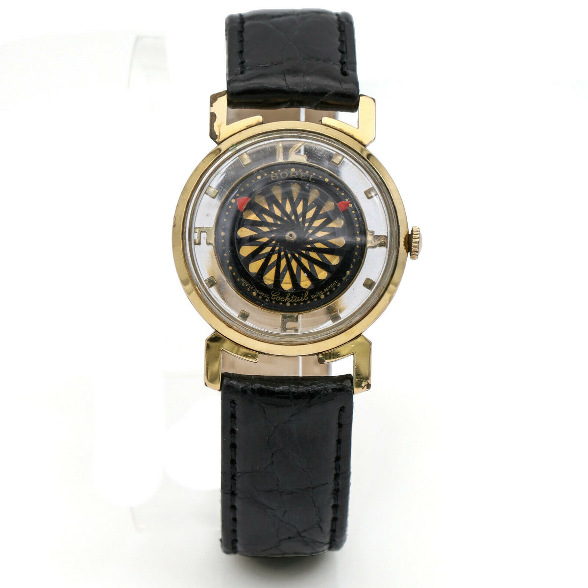 Ernest Borel Kaleidoscope Vintage Cocktail Mechanical Watch  display picture 3