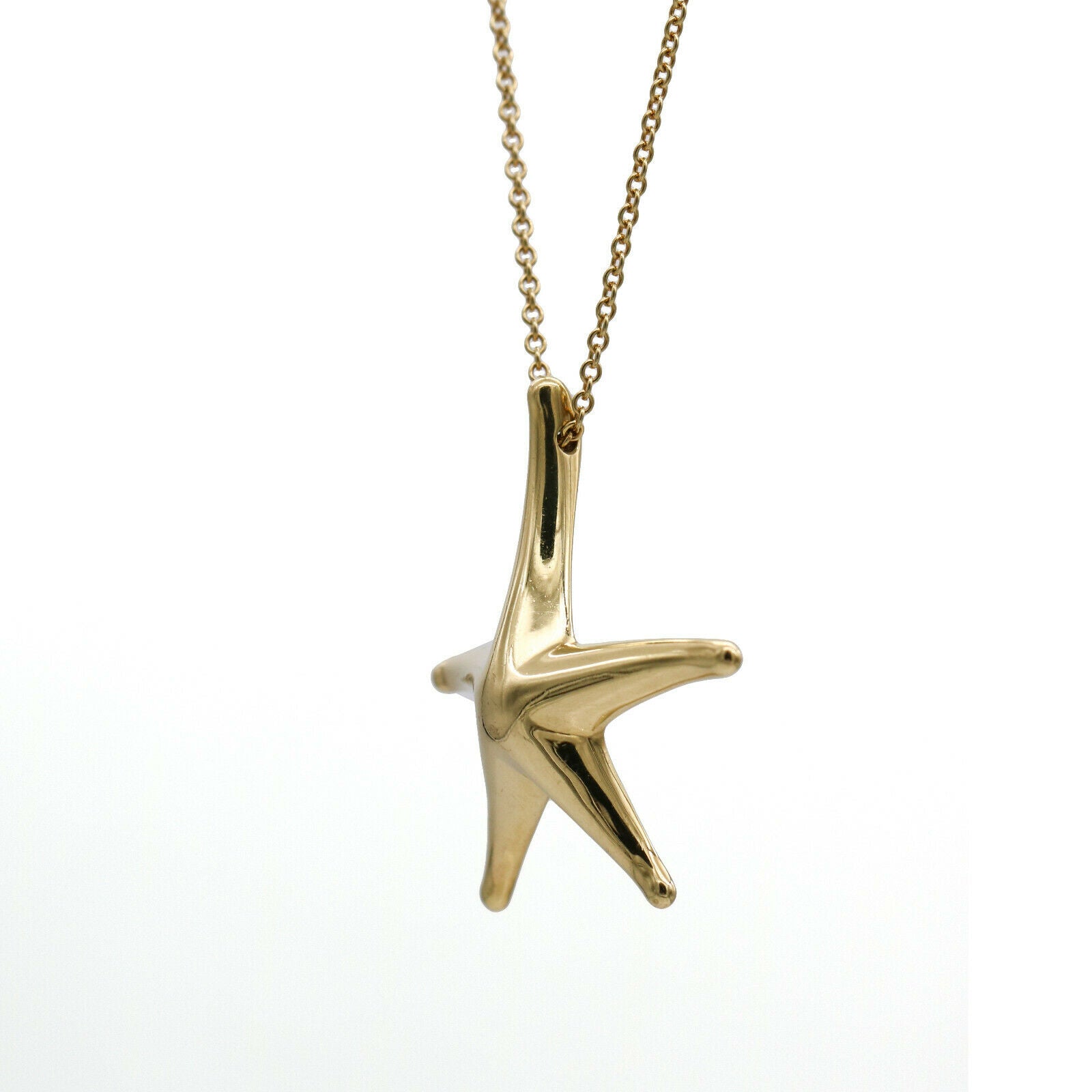 Tiffany & Co. Elsa Peretti Starfish Necklace in 18k Yellow Gold