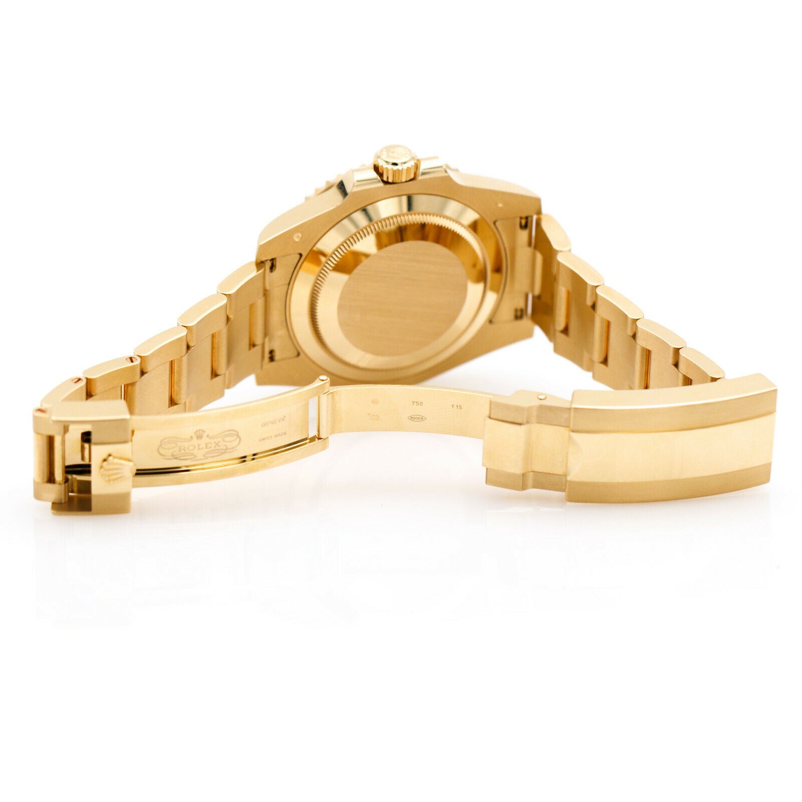 2019 Men's Rolex Submariner Date 18k Yellow Gold 116618LB