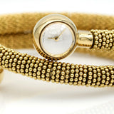 Van Cleef & Arpels Couscous Wrap Coiled Wristwatch in 18k Yellow Gold