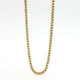 16.00 carats Diamond Tennis Necklace in 14k Yellow Gold 16.5"