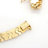 Women's Italian Made Statement Link Chain Necklace in 14k Yellow Gold