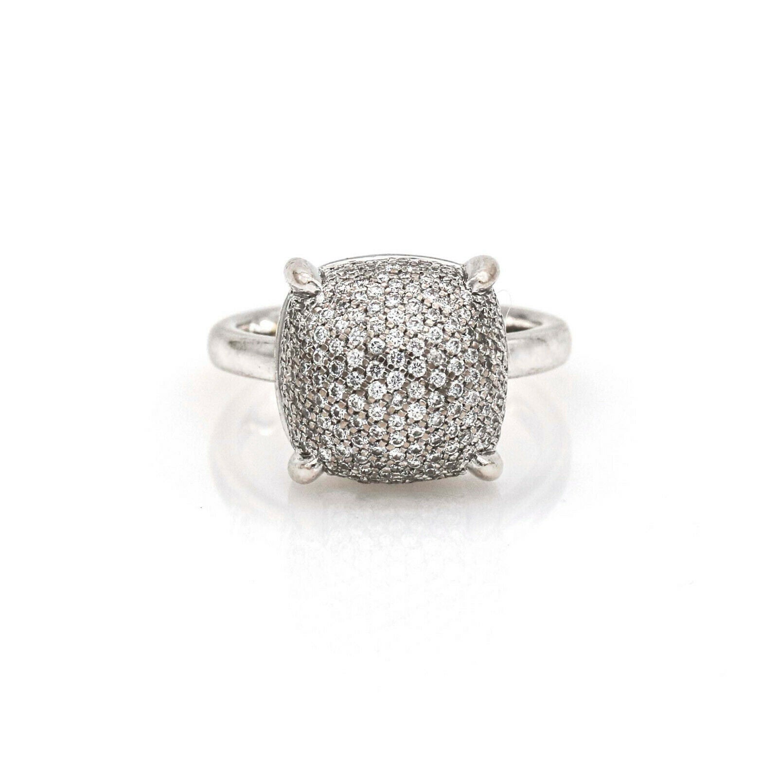 Tiffany & Co. Paloma Picasso Diamond Sugar Stacks Ring in 18k White Gold