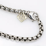 David Yurman Medium Box Chain Necklace with an Accent of 14K Gold, 3.6mm