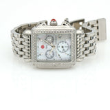 Michele Deco Mother of Pearl Dial Diamond Chronograph Watch 71-6000